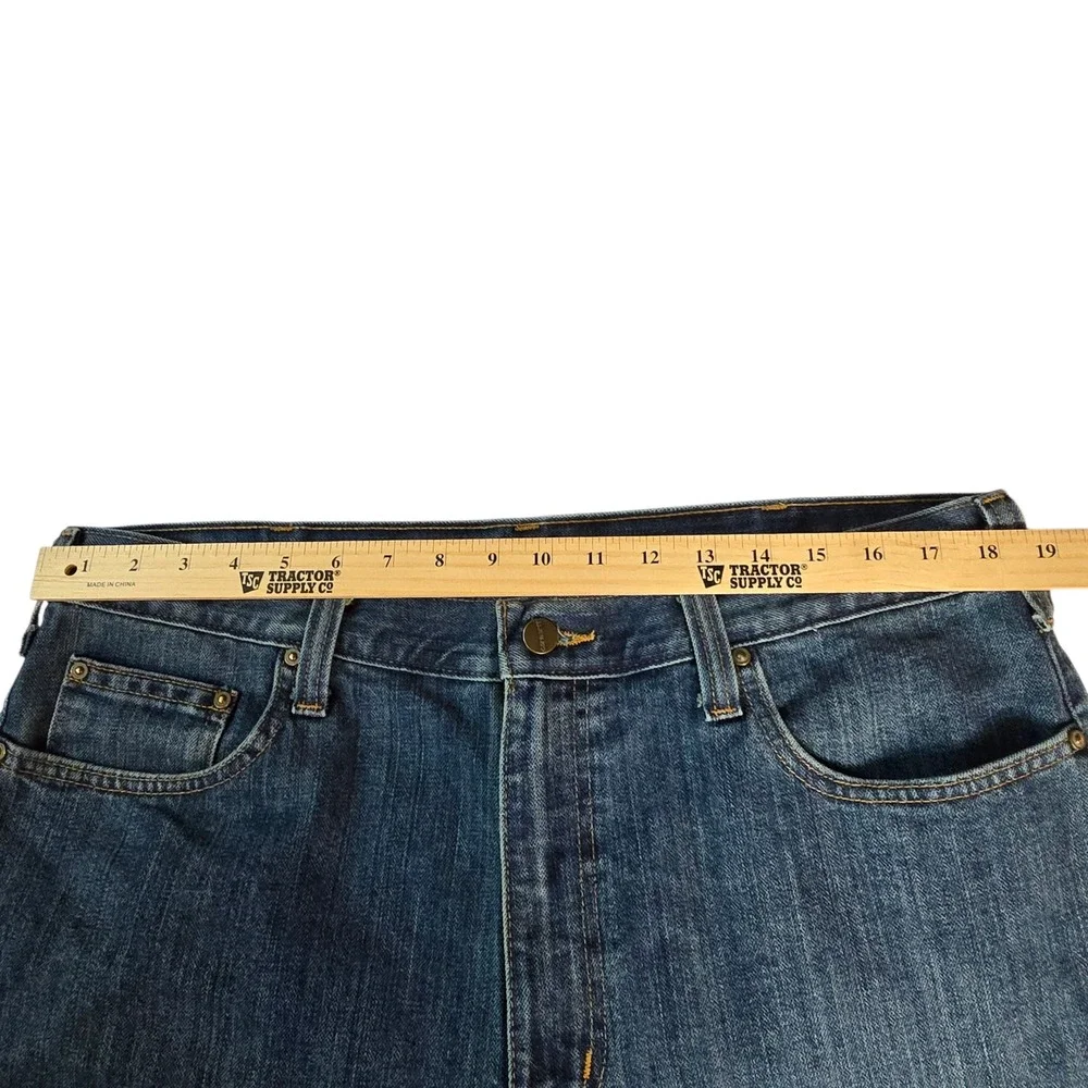 Carhartt Mens Relaxed Fit‎ Jeans 38x32 Medium Wash Denim Pants Workwear Casual
